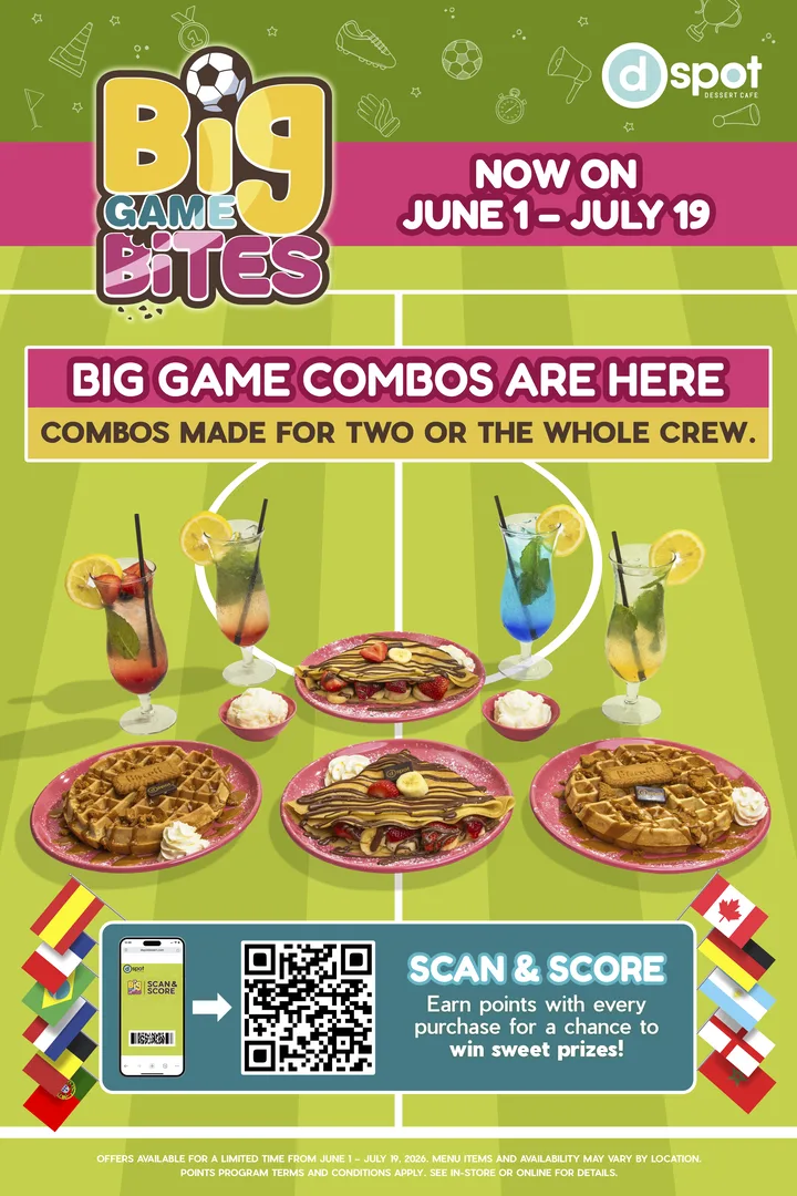 Window poster — Big Game Bites in-store collateral