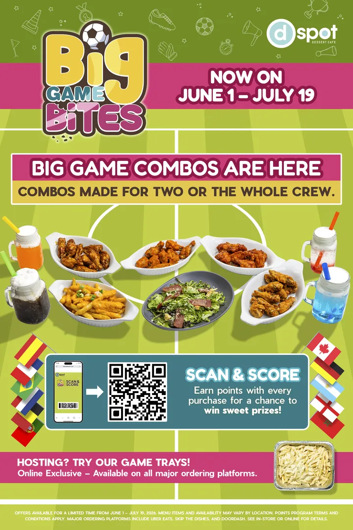 Window poster — Big Game Bites in-store collateral